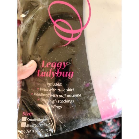 New womens Ladybug costume Medium/Largre - Picture 3 of 4
